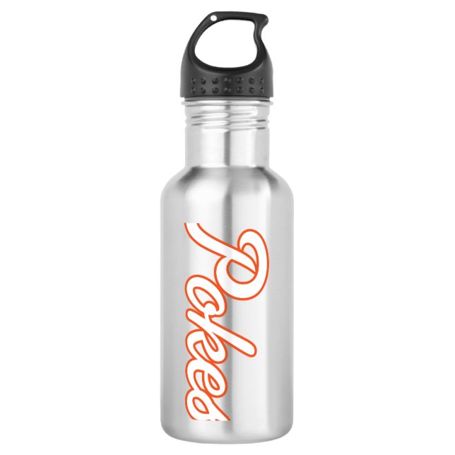 Oklahoma State University | Script Pokes Stainless Steel Water Bottle (Front)