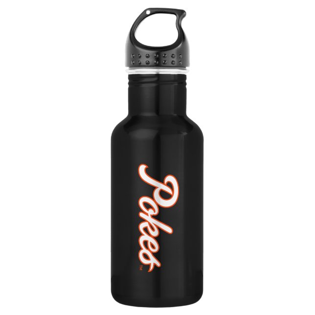 Oklahoma State University | Script Pokes Stainless Steel Water Bottle (Front)