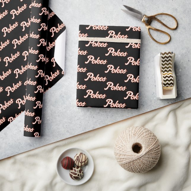 Oklahoma State University | Script Pokes Wrapping Paper (Crafts)