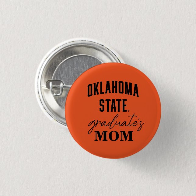 Oklahoma State | Wordmark Button (Front & Back)
