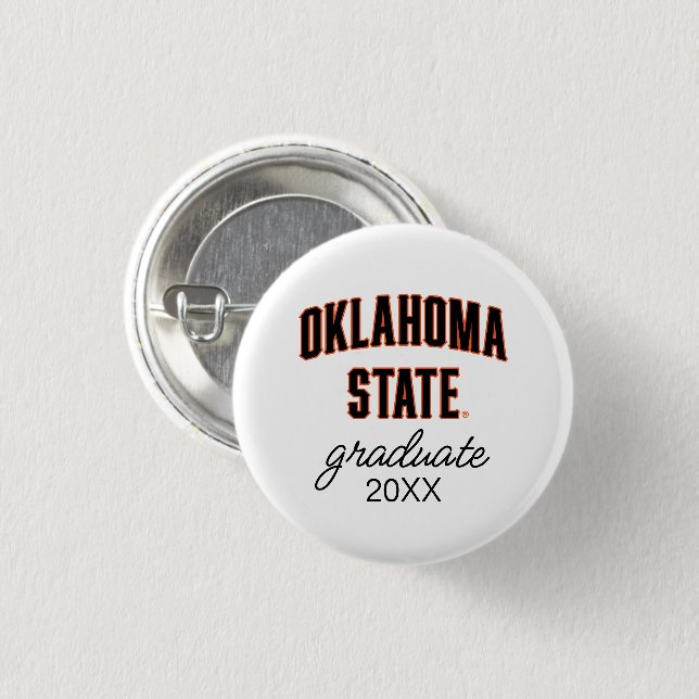 Oklahoma State | Wordmark Button (Front & Back)