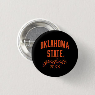 Oklahoma State Wordmark Button
