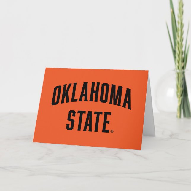 Oklahoma State | Wordmark Card (Front)