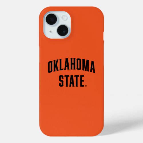 Oklahoma State  Wordmark iPhone 15 Case