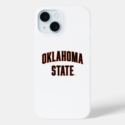 Oklahoma State  Wordmark iPhone 15 Case