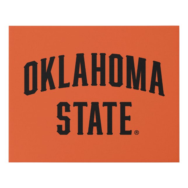Oklahoma State | Wordmark Faux Canvas Print (Front)
