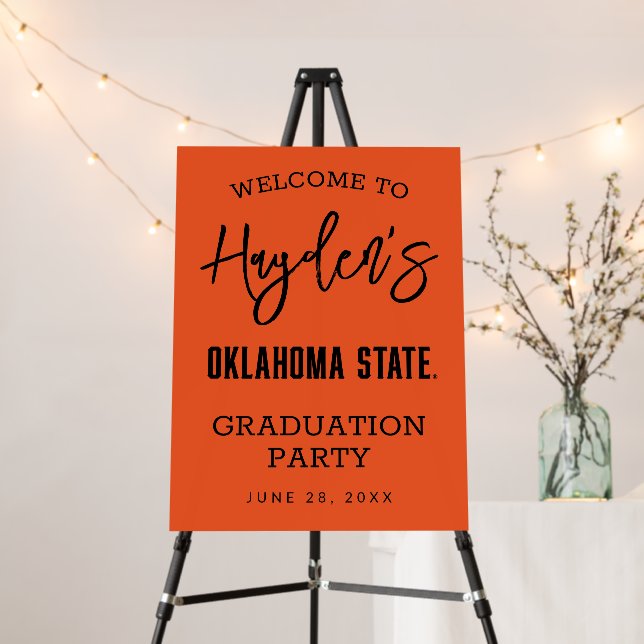 Oklahoma State | Wordmark Foam Board (In Situ (Stand))