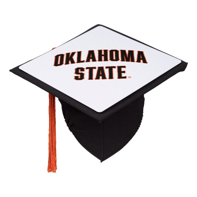 Oklahoma State | Wordmark Graduation Cap Topper (Angled)