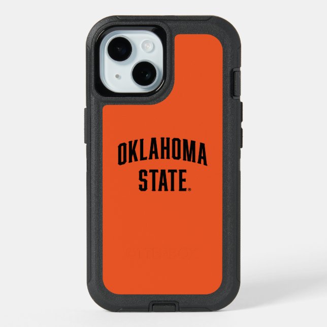 Oklahoma State | Wordmark iPhone 15 Case (Back)