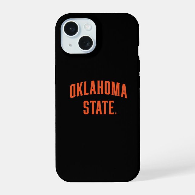 Oklahoma State | Wordmark iPhone 15 Case (Back)