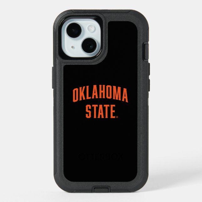 Oklahoma State | Wordmark iPhone 15 Case (Back)