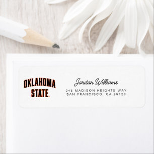 Oklahoma State   Wordmark Label