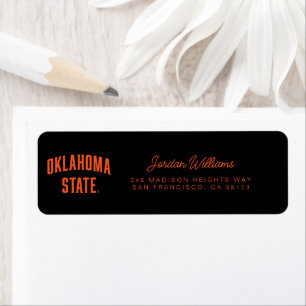 Oklahoma State   Wordmark Label