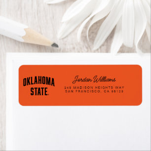 Oklahoma State   Wordmark Label