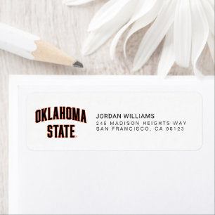 Oklahoma State   Wordmark Label
