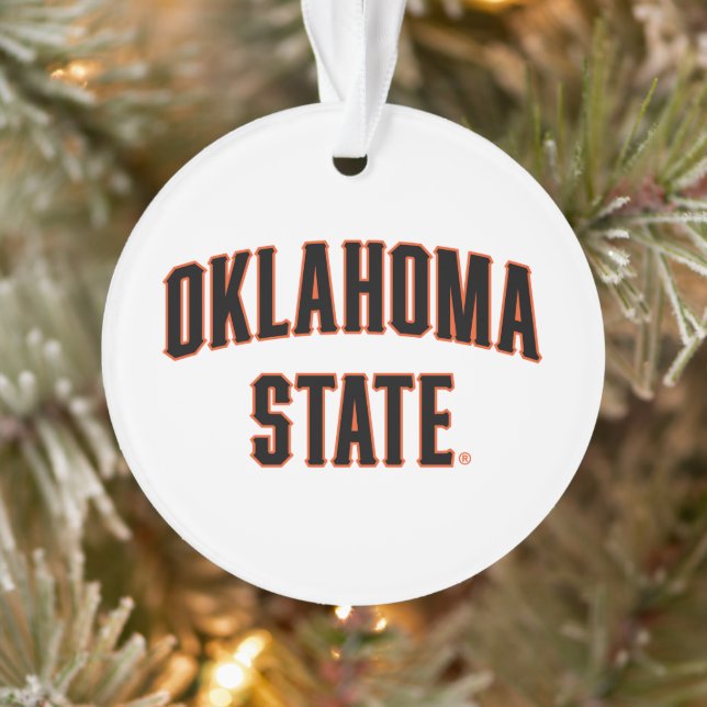 Oklahoma State | Wordmark Ornament (Tree)