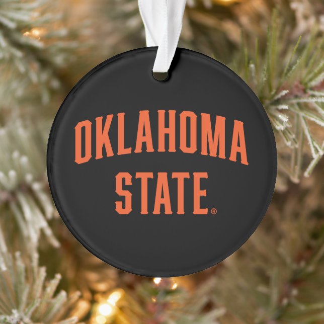 Oklahoma State | Wordmark Ornament (Tree)