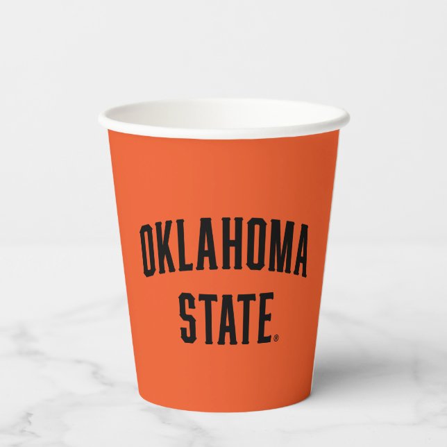 Oklahoma State | Wordmark Paper Cups (Back)