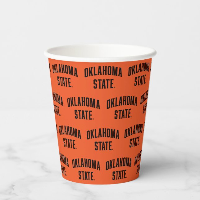 Oklahoma State | Wordmark Paper Cups (Back)