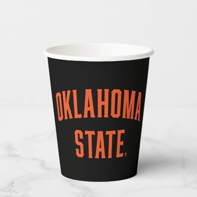 Oklahoma State | Wordmark Paper Cups (Back)