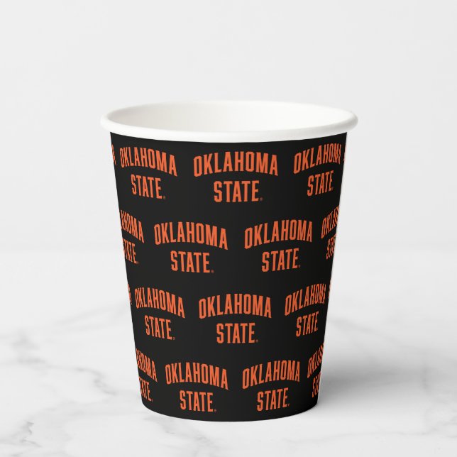 Oklahoma State | Wordmark Paper Cups (Back)