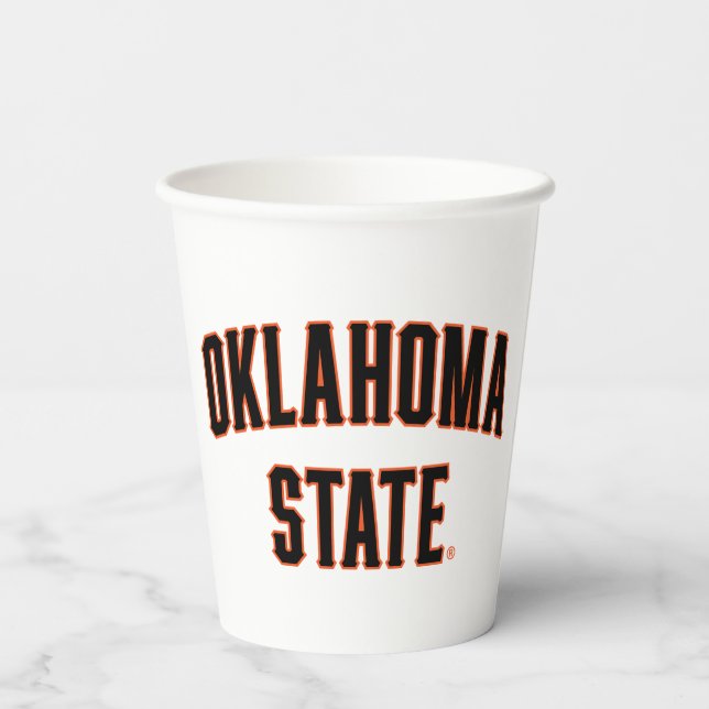 Oklahoma State | Wordmark Paper Cups (Back)