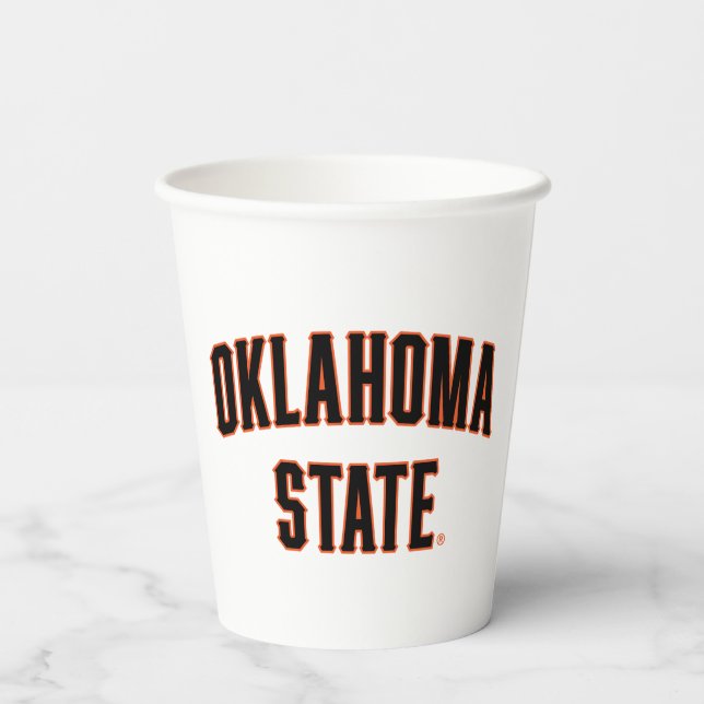 Oklahoma State | Wordmark Paper Cups (Back)