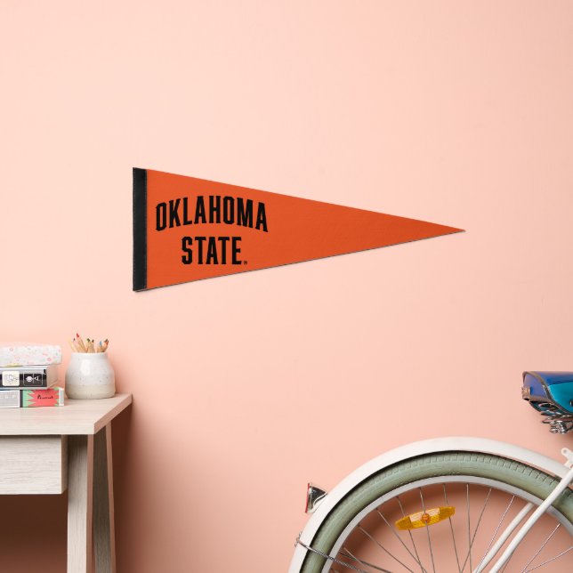 Oklahoma State | Wordmark Pennant Flag (Front)