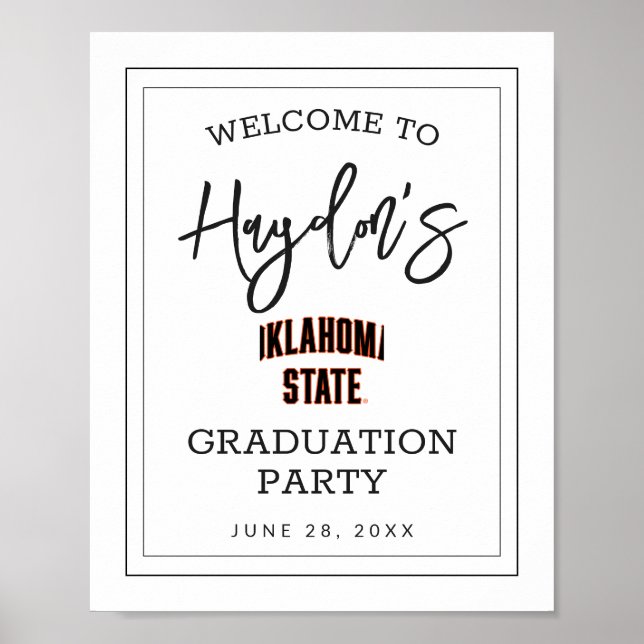 Oklahoma State | Wordmark Poster (Front)