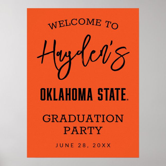 Oklahoma State | Wordmark Poster (Front)