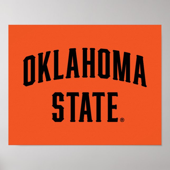 Oklahoma State | Wordmark Poster (Front)
