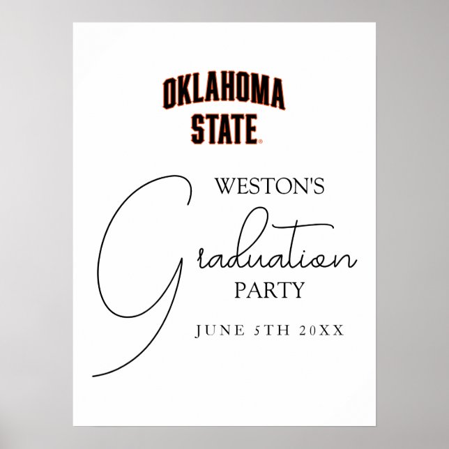 Oklahoma State | Wordmark Poster (Front)