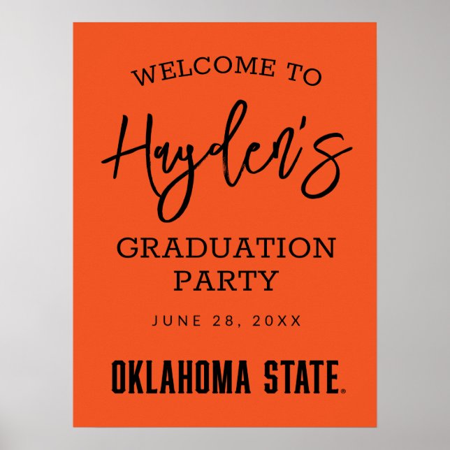 Oklahoma State | Wordmark Poster (Front)