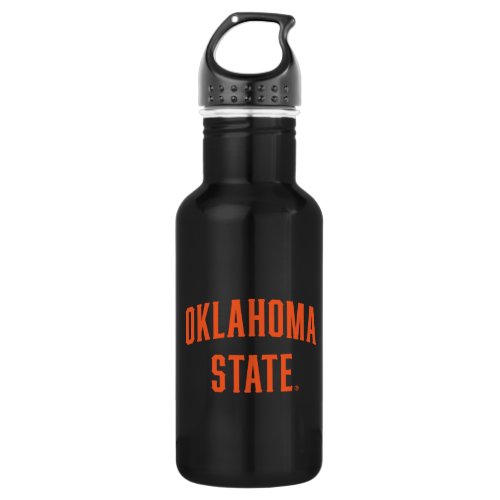 Oklahoma State  Wordmark Stainless Steel Water Bottle