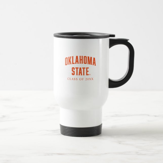 Oklahoma State | Wordmark Travel Mug (Right)