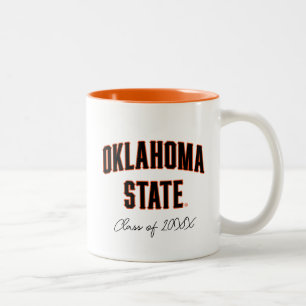Oklahoma State Wordmark Two-Tone Coffee Mug