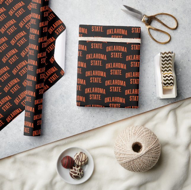 Oklahoma State | Wordmark Wrapping Paper (Crafts)