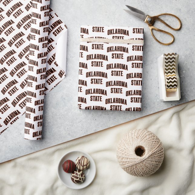 Oklahoma State | Wordmark Wrapping Paper (Crafts)