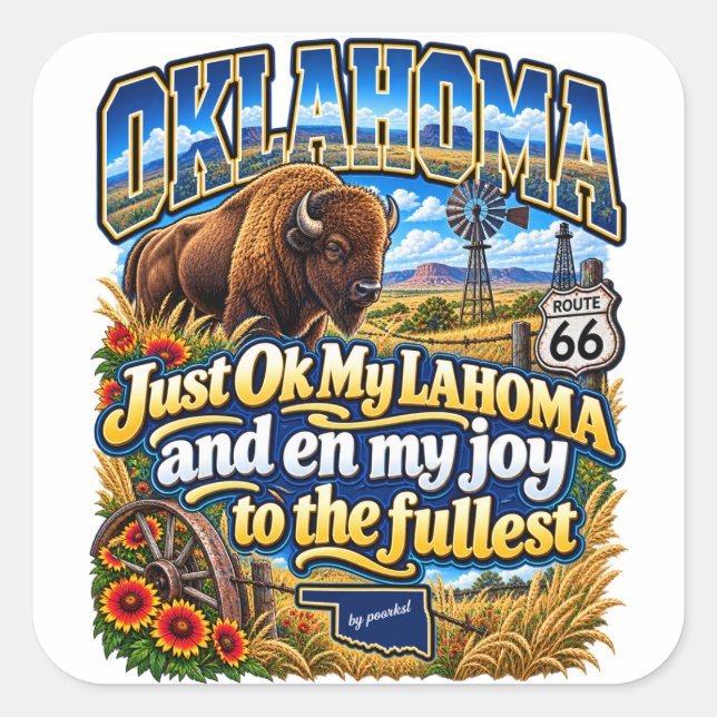 Oklahoma sticker (Front)