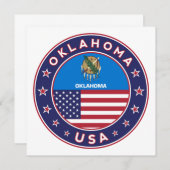 Oklahoma sticker, phone case (Front/Back)