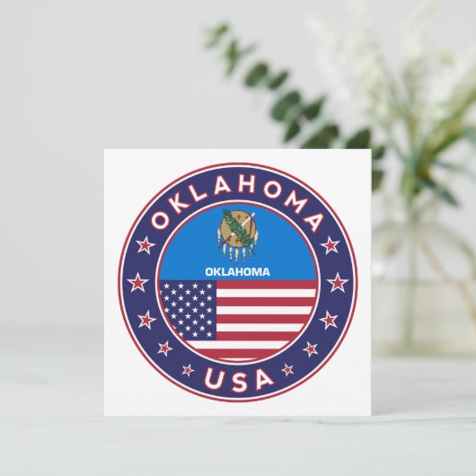 Oklahoma sticker, phone case (Standing Front)