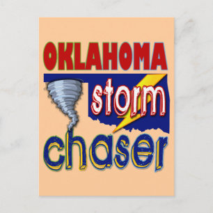 Oklahoma Storm Chaser Postcard