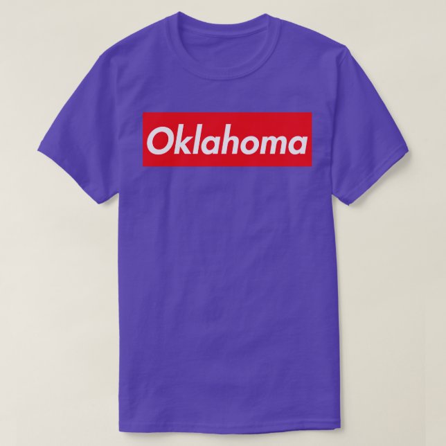 OKLAHOMA SUPER USA LOGO T-Shirt (Design Front)