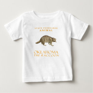 Oklahoma Territory Furbearer Animal The Raccoon Baby T-Shirt