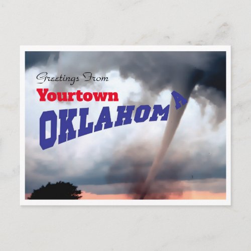 Oklahoma Tornado Postcard