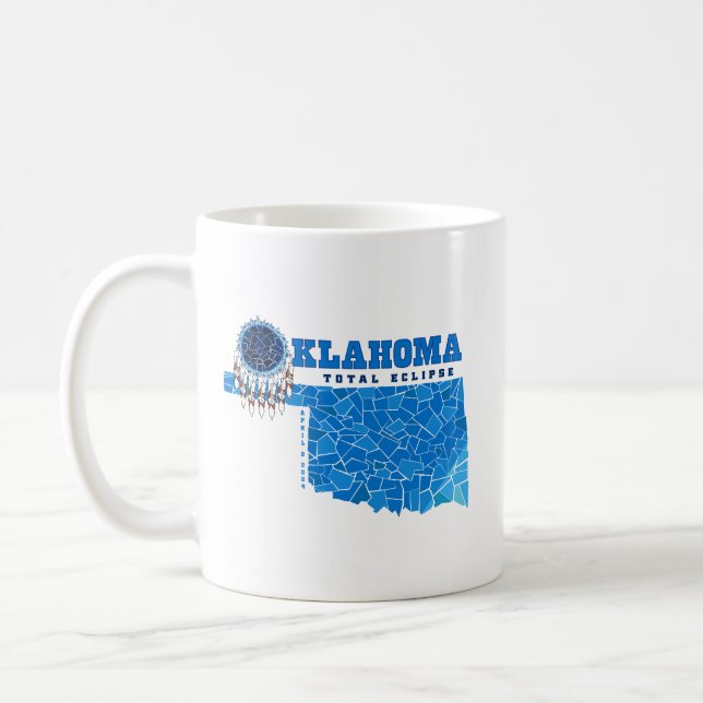 Oklahoma Total Eclipse Coffee Mug (Left)