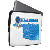 Oklahoma Total Eclipse Laptop Sleeve (Front Right)
