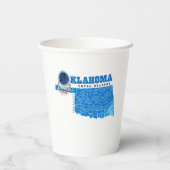 Oklahoma Total Eclipse Paper Cups (Back)
