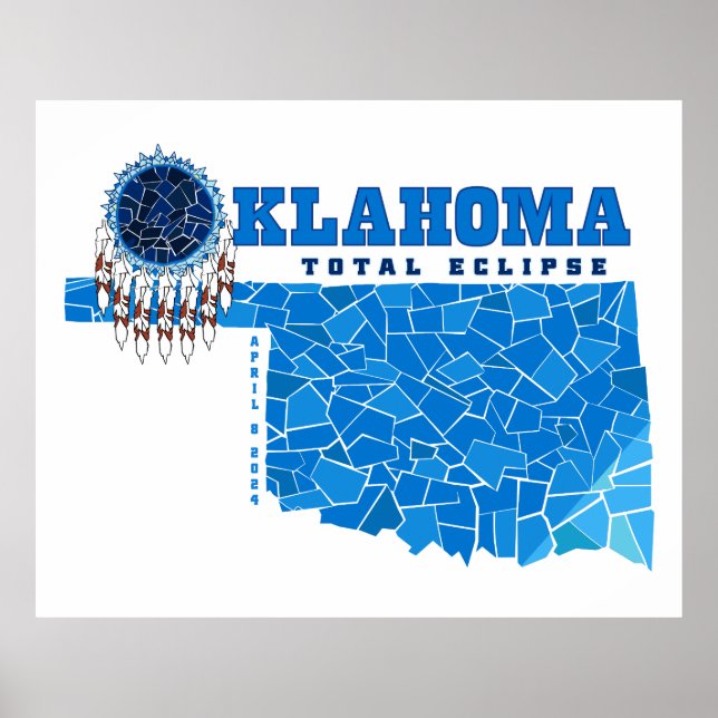 Oklahoma Total Eclipse Poster (Front)