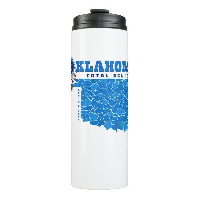Oklahoma Total Eclipse Thermal Tumbler (Front)